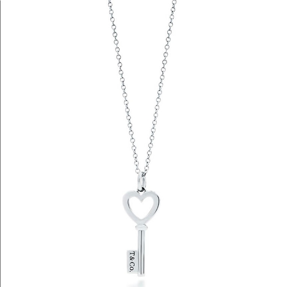 Tiffany & Co. Heart Key Necklace